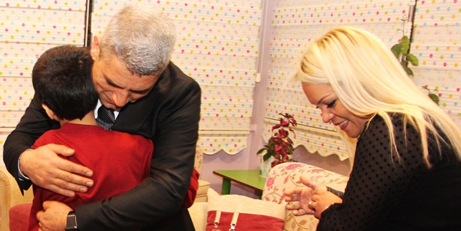 Gümüşhane İl Emniyet Müdürü Ömer Faruk Karataş ve eşi  Bilge