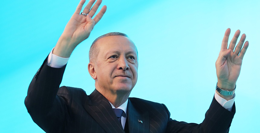 AK Parti Genel Başkanı ve Cumhurbaşkanı Recep Tayyip&nbsp;Erdoğan,&nbsp;Ankara Spor Salonu’nda