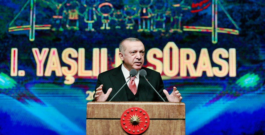 Cumhurbaşkanı Erdoğan, 20 Şubat 2019 Çarşamba günü Birinci Yaşlılık Şûrası’nda