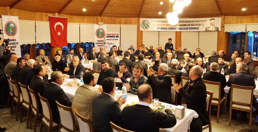 İstanbul Gümüşhaneliler Derneğince düzenlenen program ile yerel seçimlerde&nbsp; İstanbul Büyükşehir