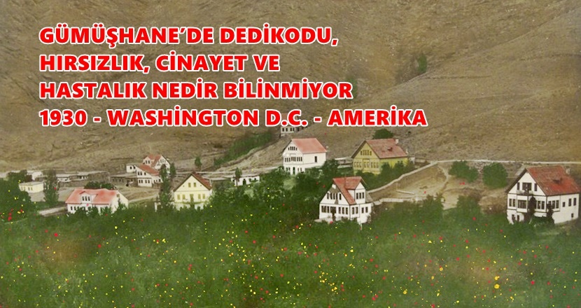 Araştırmacı Yazar: Adem EZBER – Ankara 2019 “GÜMÜŞHANE’DE DEDİKODU, HIRSIZLIK,