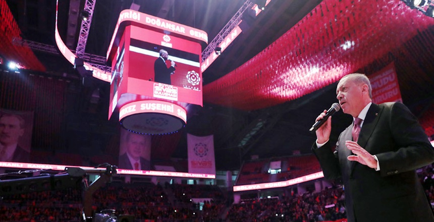 Cumhurbaşkanı Erdoğan, 12 Mart 2019 Salı günü İstanbul Sivaslılar gecesinde