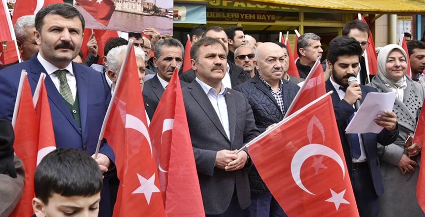 Gümüşhane’de bazı STK’lar;  Dünya Kadınlar Günü dolayısıyla İstanbul İstiklal Caddesinde
