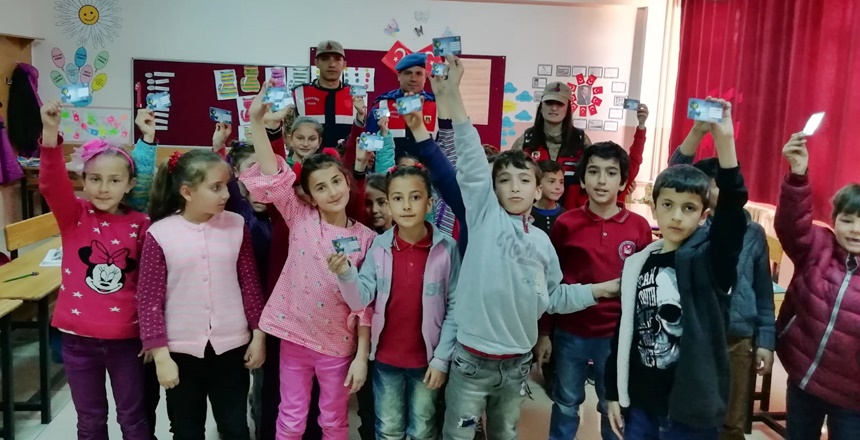 Gümüşhane İl Jandarma Komutanlığına Trafik Kısım Amirliği ve Trafik timlerince,