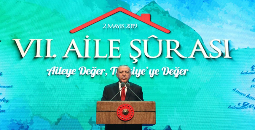 Cumhurbaşkanı&nbsp;Recep&nbsp;Tayyip&nbsp;Erdoğan,&nbsp;2 Mayıs 2019 Perşembe günü Beştepe Millet Kongre ve Kültür