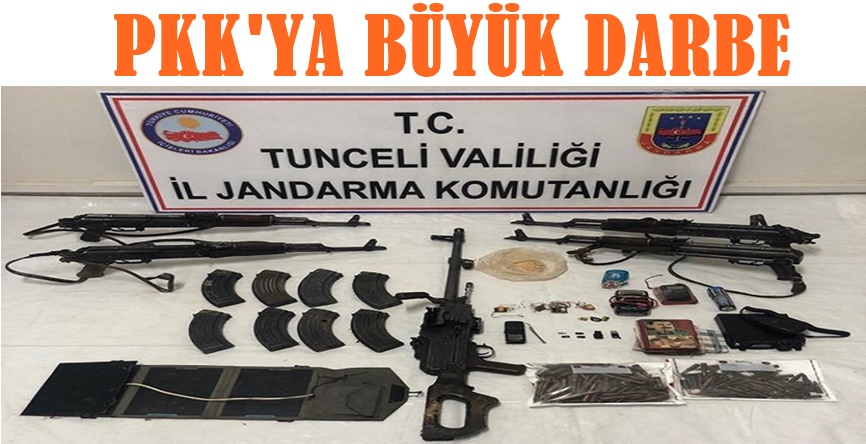 Tunceli’nin Kutuderesi Vadisi’nde dün düzenlenen operasyonda etkisiz hale getirilen teröristlerden