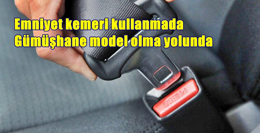 Gümüşhane İl Emniyet Müdürlüğü’nün 31.08.2018 tarihinde başlattığı “EMNİYET KEMERİ İLE