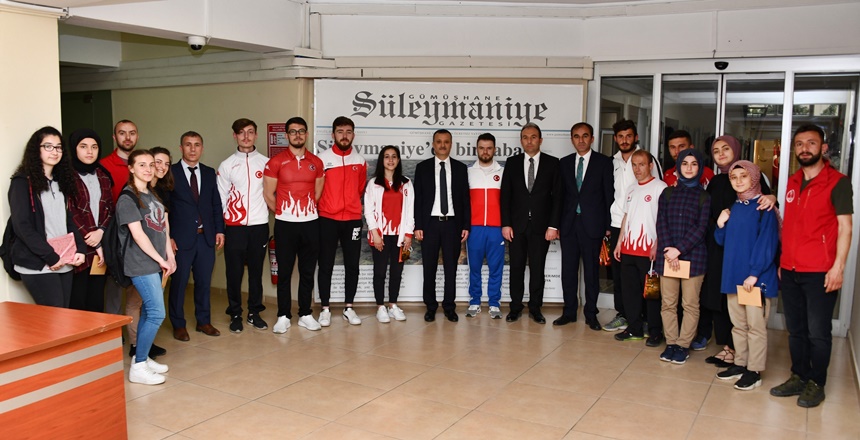 Gümüşhaneli Milli Sporcular ve ‘Gençlerden Ecdada Mektup 1919’ adlı yarışmada