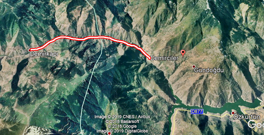 YORUMLU HABER / HASAN PİR Google haritadan alınan fotoğrafta da