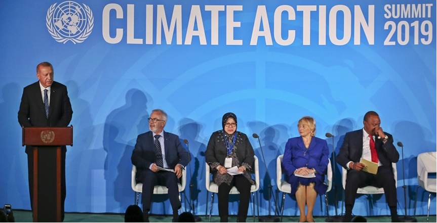 Cumhurbaşkanı Recep Tayyip Erdoğan, Birleşmiş Milletler (BM) Genel Kurulu’nda İklim Zirvesi’nde 23