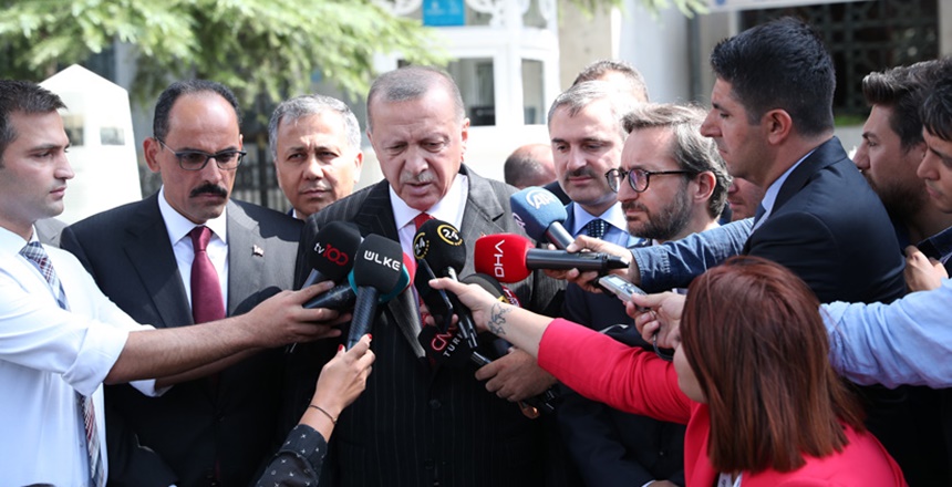 Cumhurbaşkanımız Recep Tayyip Erdoğan, 13 Eylül 2019 Cuma günü Cuma