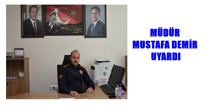 Gümüşhane Belediyesi İtfaiye Müdürü Mustafa Demir,  hava sıcaklıklarının düşmesiyle birlikte