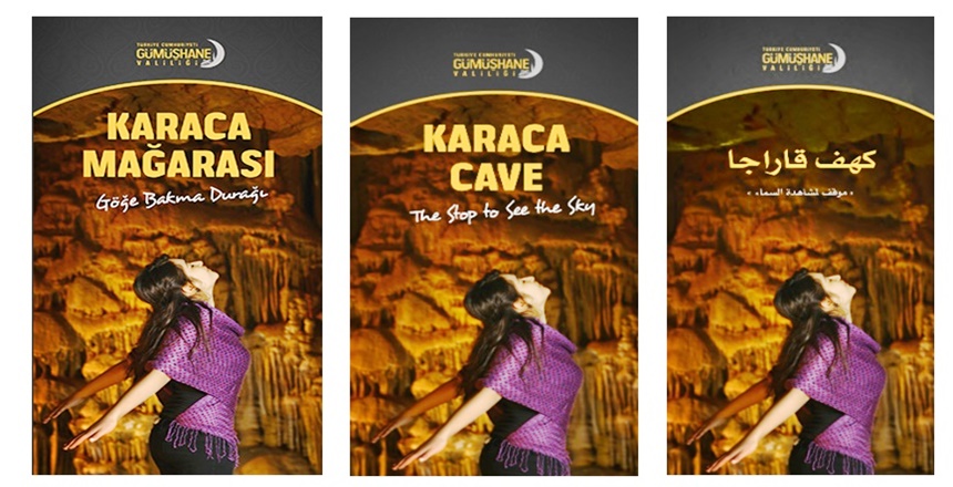Gümüşhane’nin Torul ilçesinde bulunan dünyaca meşhur KARACA MAĞARASI’nın Türkçe, İngilizce