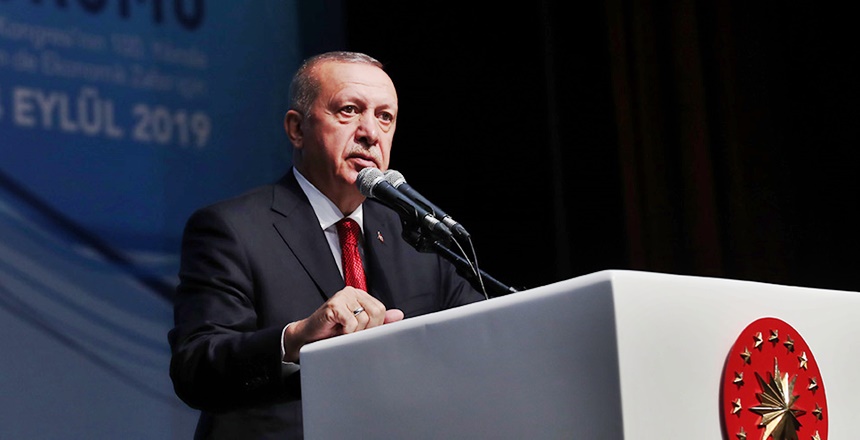 Cumhurbaşkanı Recep Tayyip Erdoğan, 4 Eylül 2019 çarşamba günü Sivas