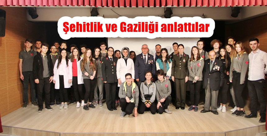 Gümüşhane İl Jandarma Komutanlığınca okullarda öğrencilere Şehitlik ve Gazilik konularında