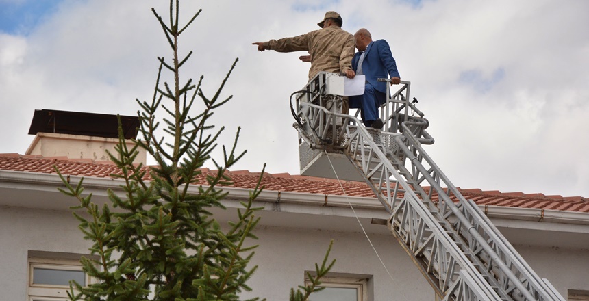 Kelkit itfaiyesi, hava kirliliğinin önlenmesi ve vatandaşların sağlığı için merkez