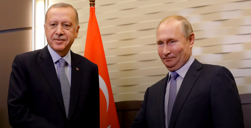 Türkiye Cumhurbaşkanı Recep Tayyip Erdoğan ve Rusya Federasyonu Devlet Başkanı