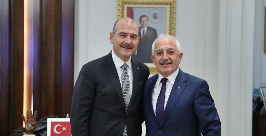 Gümüşhane Ticaret ve Sanayi Odası Başkanı İsmail Akçay, İçişleri Bakanı