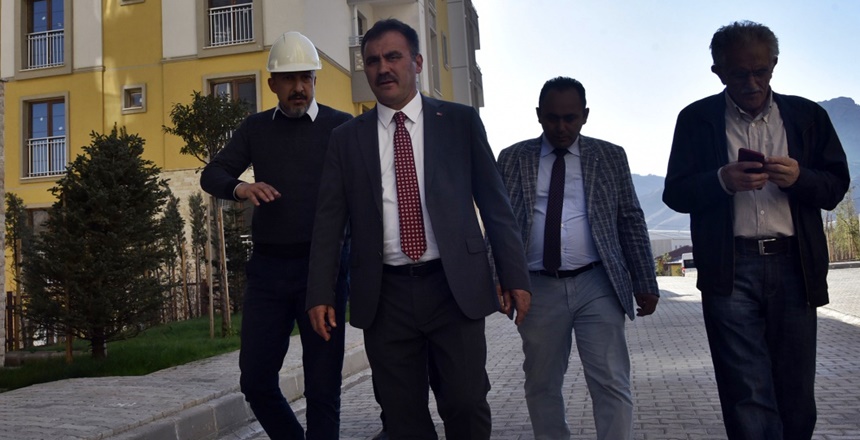 Gümüşhane Belediye Başkanı Ercan Çimen, Gümüşhane merkez ilçe Çamlıca Mahallesinde