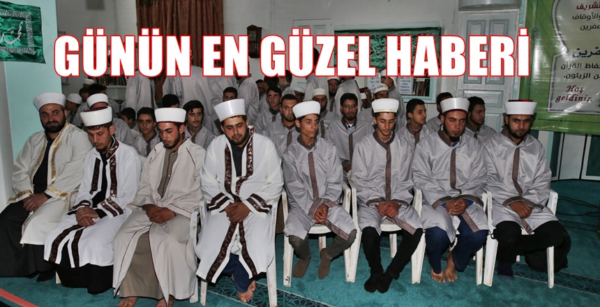 ANADOLU AJANSI’NIN HABERİ Diyanet İşleri Başkanlığı (DİB) tarafından, Suriye’nin Afrin