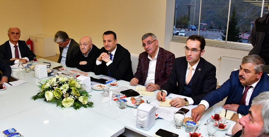 Kürtün ilçesinde 1 Kasım 2019 Cuma günü gerçekleştirilen toplantıya Vali