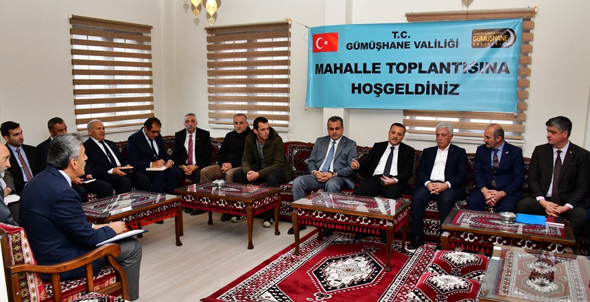 Gümüşhane Valisi Kamuran Taşbilek, 13 Kasım 2019 çarşamba günü Gümüşhane