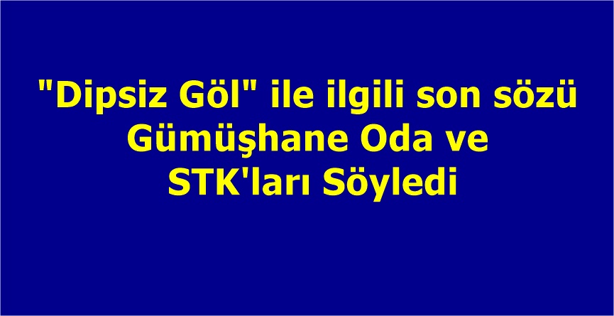 Gümüşhane Ticaret ve Sanayi Odası (GTSO) Yönetim Kurulu Başkanı İsmail