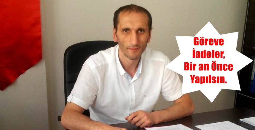 Yeniden Refah Partisi Gümüşhane Merkez İlçe Başkanı Hüseyin Özgün son