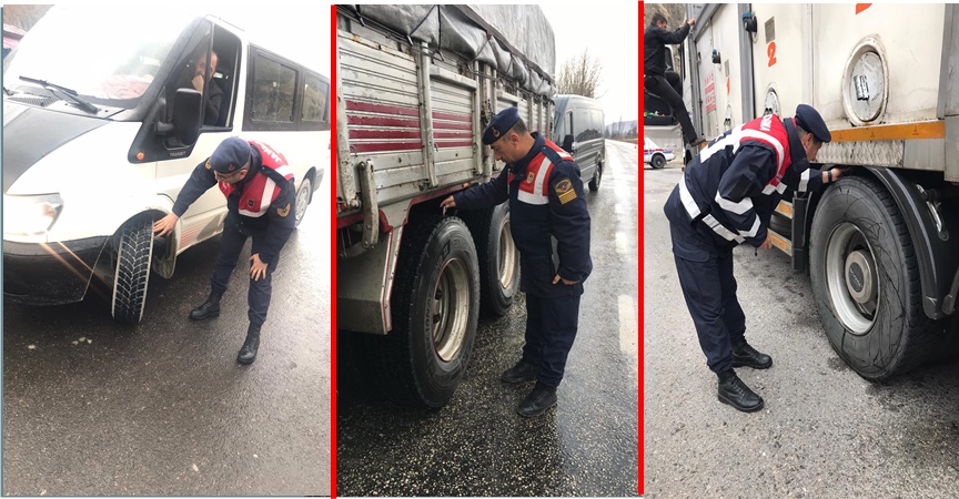 Gümüşhane İl Jandarma Komutanlığı’na bağlı Jandarma Trafik timlerince 01 Aralık