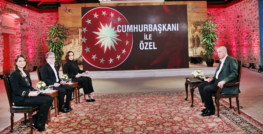 Cumhurbaşkanı Erdoğan, 5 Ocak 2020 Pazar günü akşamı Kanal D,