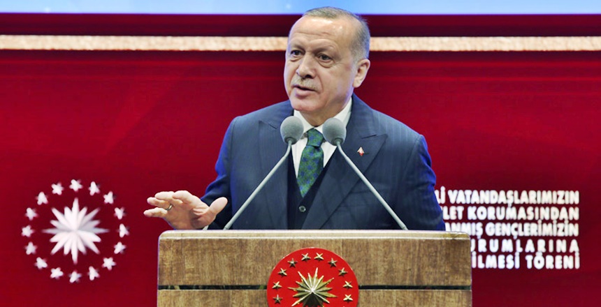 Cumhurbaşkanı&nbsp;Recep Tayyip&nbsp;Erdoğan&nbsp;9 Ocak 2020 Perşembe günü Beştepe Millet Kongre ve