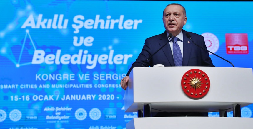 Cumhurbaşkanı Erdoğan, Akıllı Şehirler ve Belediyeler Kongre ve Sergisi açılışında