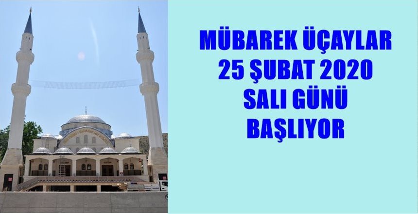 Dinimizin önemli ibadet aylarından olan ve “Şühûr-ü selâse” diye de