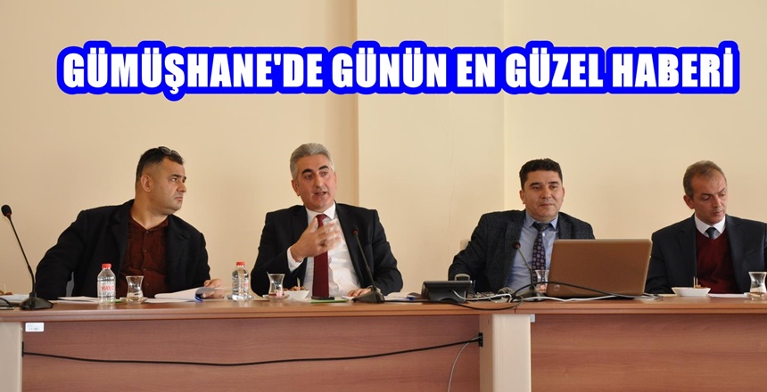 Protokol kapsamında Gümşhane İl Tarım ve Orman Müdürliğü ile Gümüşhane