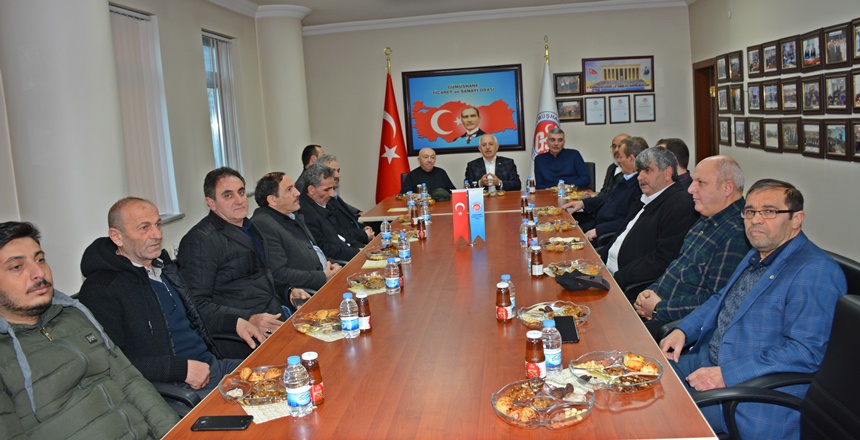 Gümüşhane ekonomisinin ve sanayisinin amiral gemisi olan GTSO da Başkan