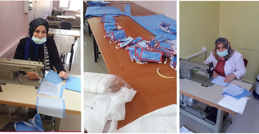 Gümüşhane Halk Eğitimi Merkezi ve Akşam Sanat Okulu’nda dokuz gönüllü