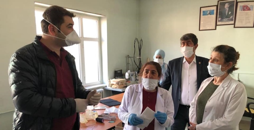 Gümüşhane’nin Torul ilçesi Halk Eğitim Merkezi tarafından koronavirüsle mücadele kapsamında