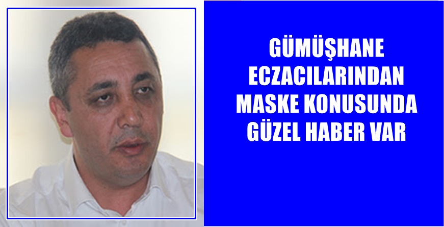 Trabzon Eczacı Odası Gümüşhane İl Temsilcisi Vedat Soner Başer yaptığı