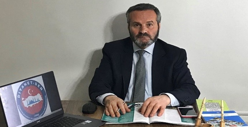 Diyanetimizin de Başkanımızın da Yanındayız Diyanet-Sen Gümüşhane Şube Başkanı Mürsel