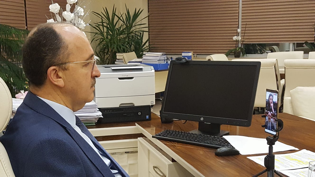 Rektör Prof. Dr. Halil İbrahim Zeybek Gümüşhane Üniversitesi resmi Instagram