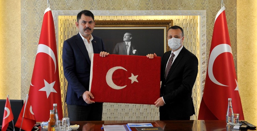 Bakanlık üst düzey bürokratları ile 14 Haziran 2020 Pazar günü