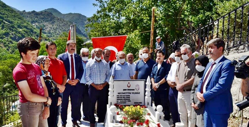 Görev yeri Şanlıurfa’dan memleketi Gümüşhane’ye dönerken Tunceli-Pülümür karayolunda bölücü terör