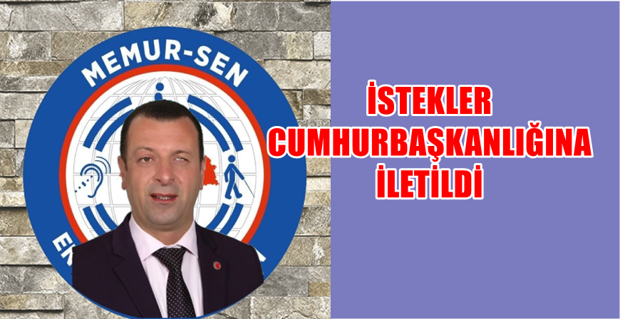 Memur –Sen Gümüşhane Engelli Komisyonu Bakanı Coşkun Tuncer sendikal faaliyetlerle