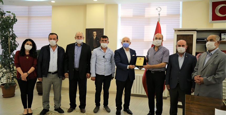 Gümüşhane Ticaret ve Sanayi Odası (GTSO) Başkanı İsmail Akçay ve