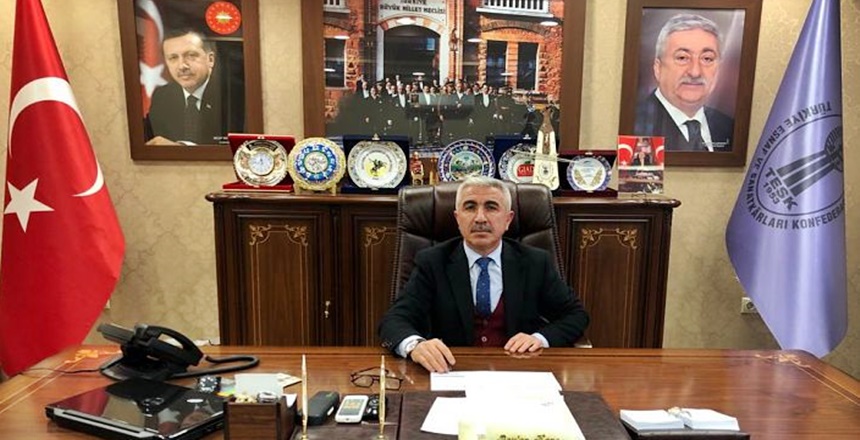 Gümüşhane Esnaf ve Sanatkarlar Odaları Birliği (GESOB) Başkanı Beyler Kara, Erzincan-Gümüşhane-Trabzon Demiryolu