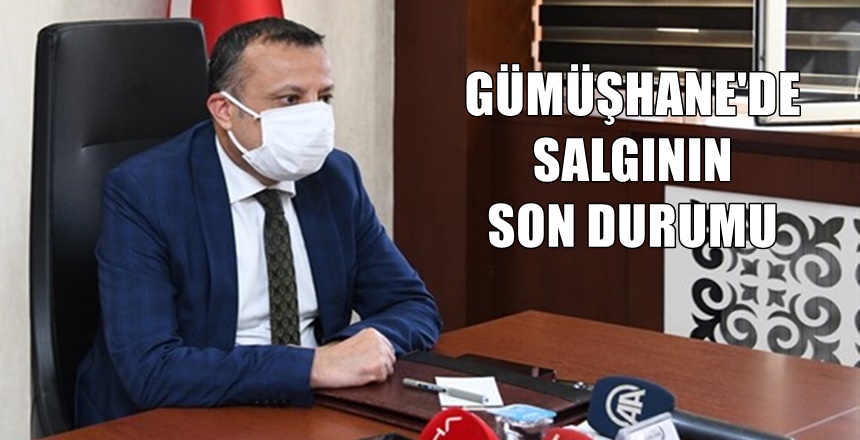 Gümüşhane Valisi Kamuran Taşbilek, pandemi sürecini değerlendirmek amacıyla 18 eylül