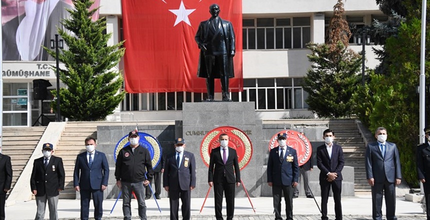 Gümüşhane’de 19 Eylül Gaziler Günü kutlamaları Vali Kamuran Taşbilek’in Hükümet