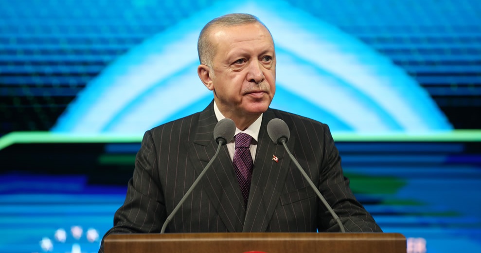 Cumhurbaşkanı Recep Tayyip Erdoğan, Diyanet İşleri Başkanlığı tarafından düzenlenen Camiler