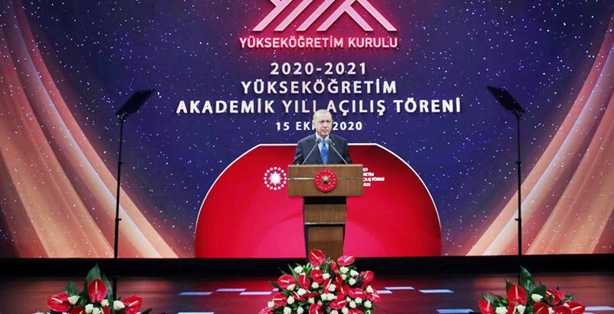 2020-2021 Akademik Yıl Açılış Töreni’nde konuşan Cumhurbaşkanı Erdoğan: “Bu toprakları