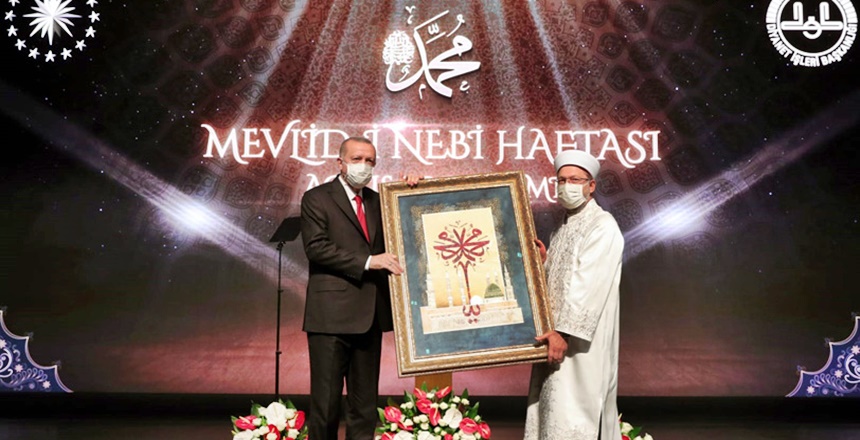 Cumhurbaşkanı Erdoğan, Mevlid-i Nebi Haftası açılış programında yaptığı konuşmada, “Batı’da